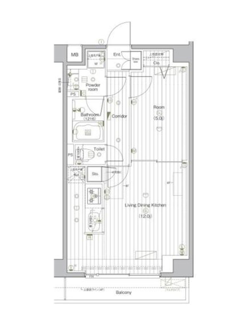 東京都新宿区北新宿２ 大久保駅 1LDK マンション 賃貸物件詳細