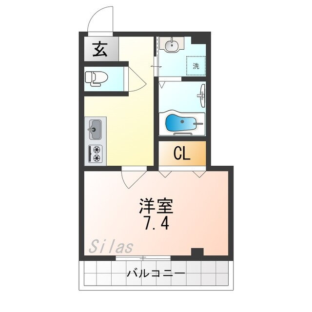 大阪府大阪市城東区諏訪１ 放出駅 1K マンション 賃貸物件詳細