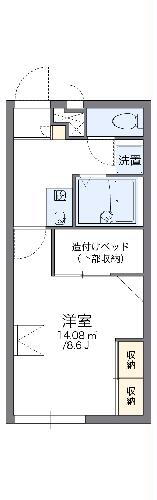 レオパレスプレミール 2階 1K 賃貸物件詳細