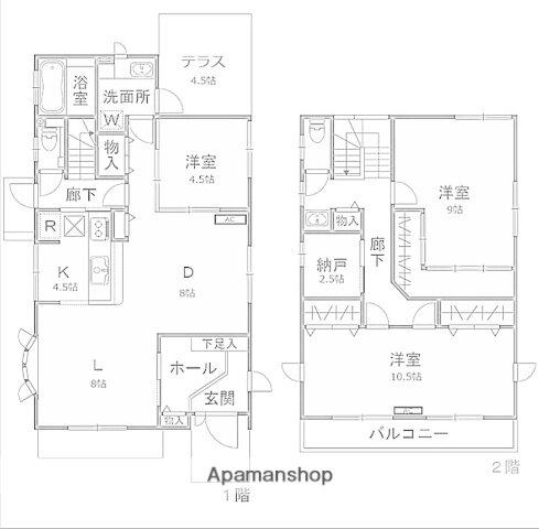 神奈川県横浜市金沢区富岡西１ 京急富岡駅 3SLDK 一戸建て 賃貸物件詳細