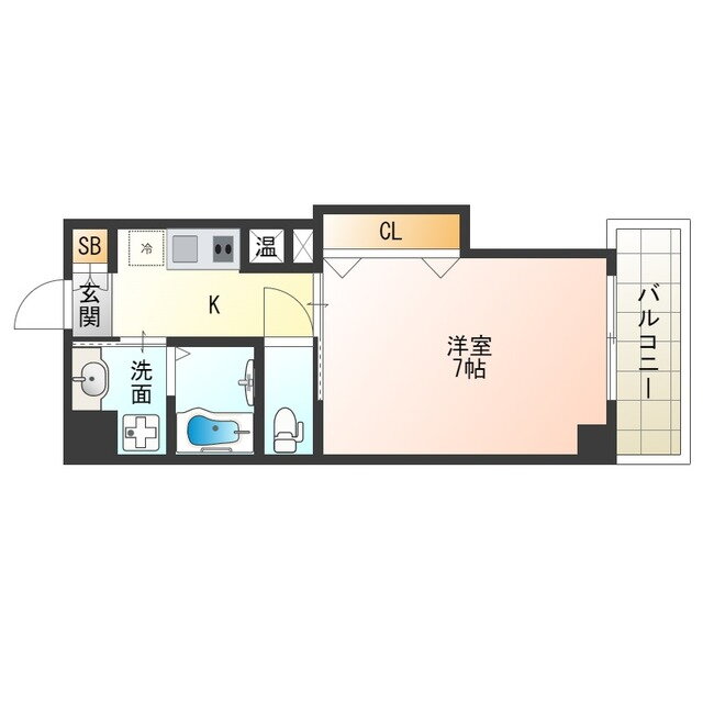 大阪府大阪市福島区鷺洲５ 海老江駅 1K マンション 賃貸物件詳細