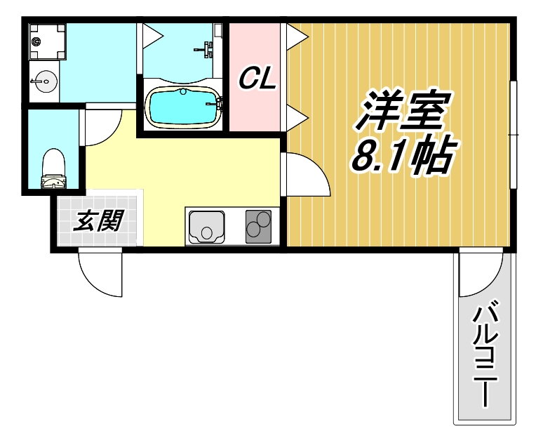 兵庫県尼崎市西立花町２ 立花駅 1K アパート 賃貸物件詳細