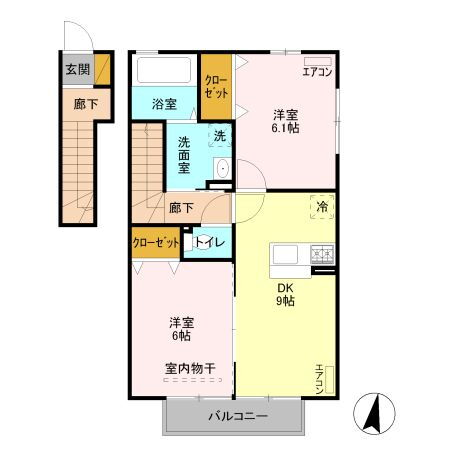 埼玉県大里郡寄居町大字鉢形 鉢形駅 2DK アパート 賃貸物件詳細