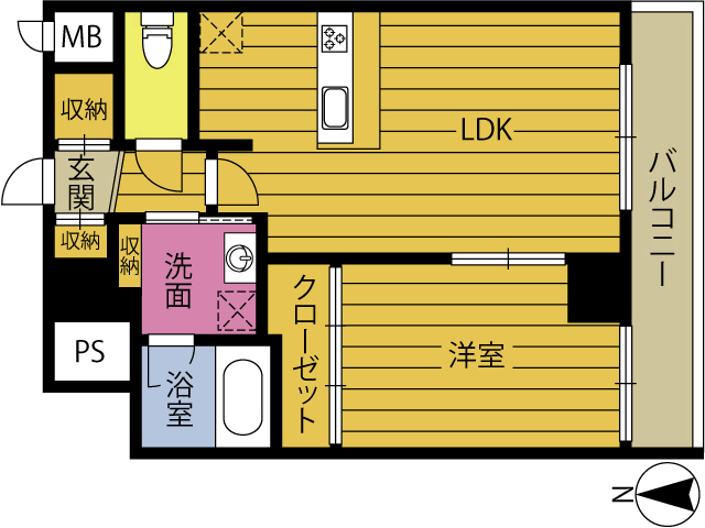 大分県大分市田室町 大分駅 1LDK マンション 賃貸物件詳細