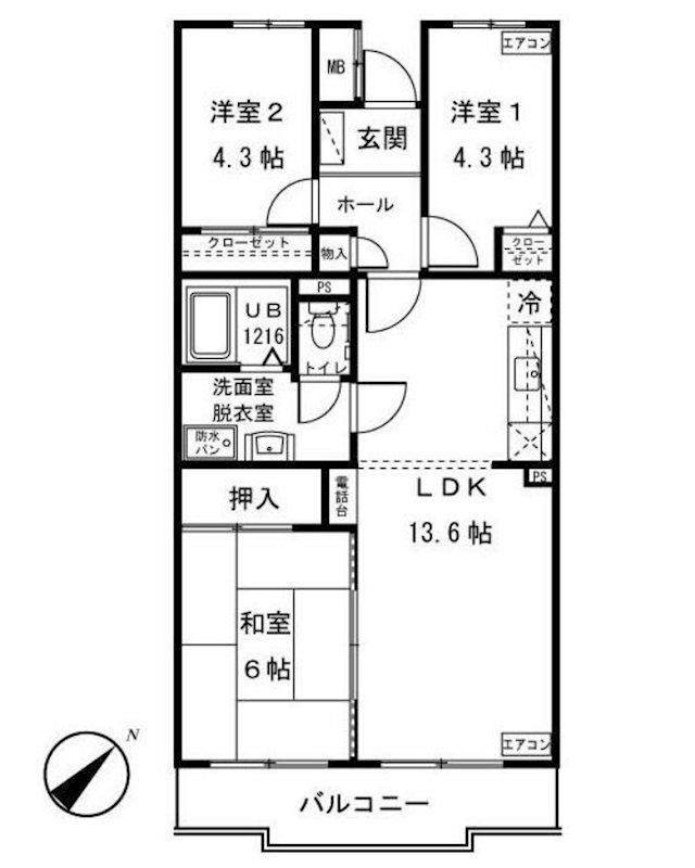 神奈川県横浜市港北区下田町５ 高田駅 3LDK マンション 賃貸物件詳細