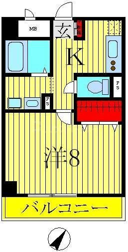 千葉県柏市南柏中央 南柏駅 1K マンション 賃貸物件詳細