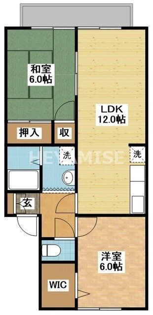長崎県長崎市花園町 平和公園駅 2LDK アパート 賃貸物件詳細