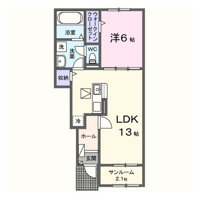 茨城県水戸市姫子１ 赤塚駅 1LDK アパート 賃貸物件詳細