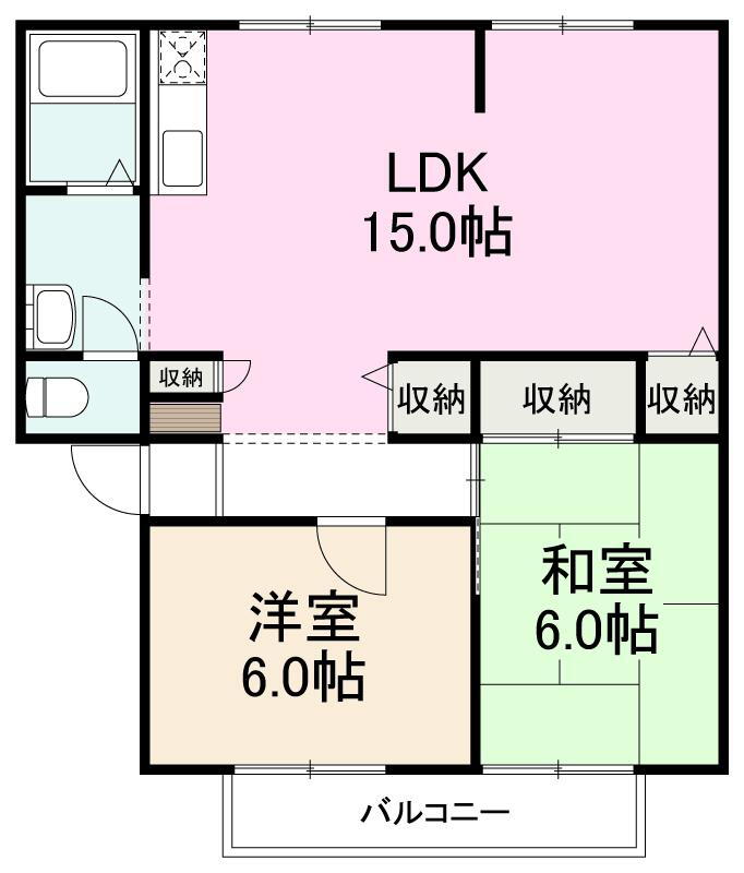 香川県高松市木太町 木太町駅 2LDK アパート 賃貸物件詳細