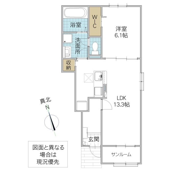 茨城県つくばみらい市小張 みらい平駅 1LDK アパート 賃貸物件詳細