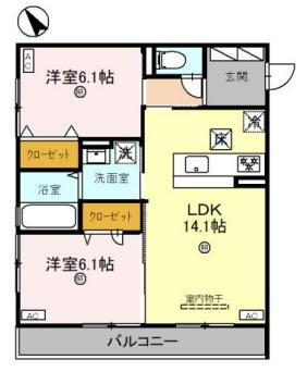 滋賀県守山市勝部１ 守山駅 2LDK アパート 賃貸物件詳細