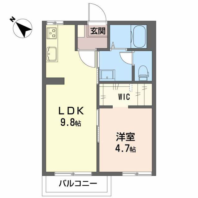 愛知県安城市昭和町 安城駅 1LDK アパート 賃貸物件詳細