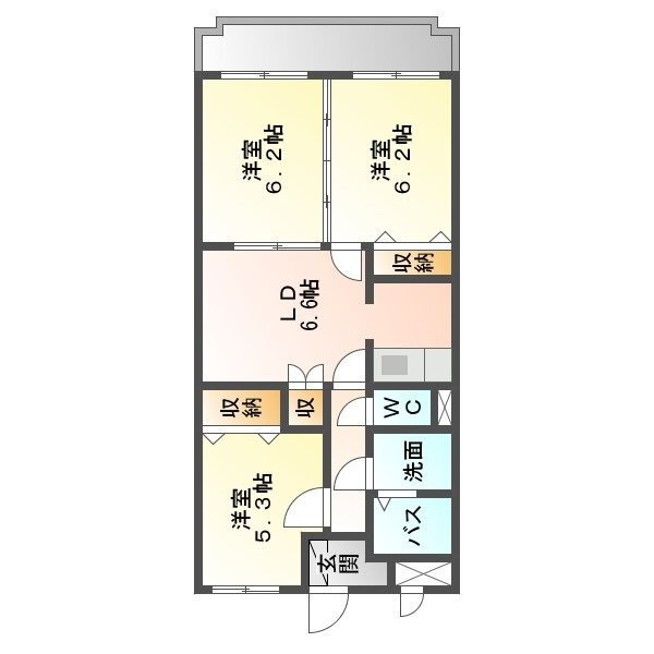 岡山県津山市高野山西 高野駅 3LDK マンション 賃貸物件詳細