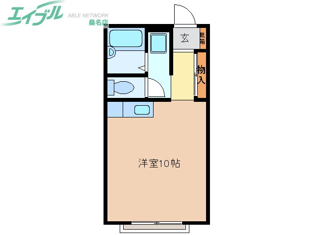 三重県桑名市新西方５ 西別所駅 ワンルーム アパート 賃貸物件詳細
