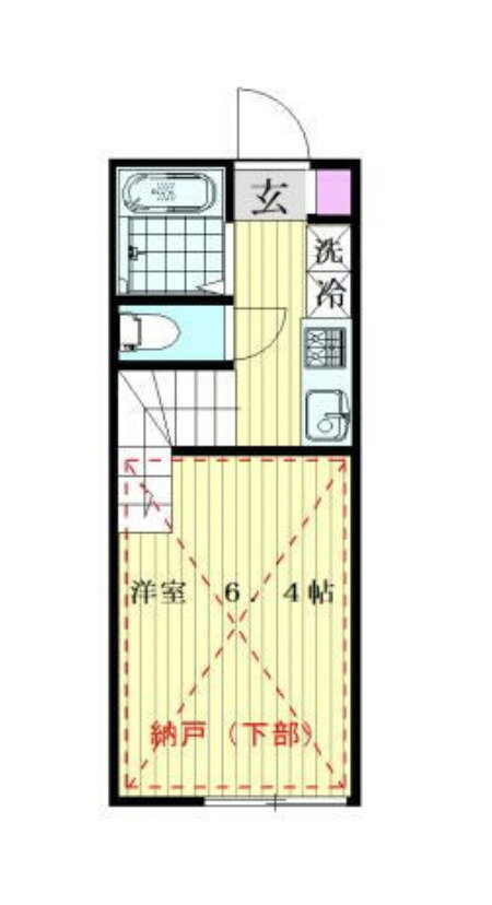 神奈川県横浜市南区六ツ川１ 弘明寺駅 1K アパート 賃貸物件詳細