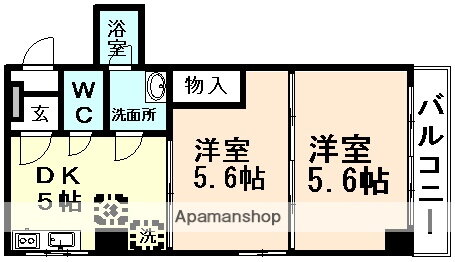 富山県富山市山王町 グランドプラザ前駅 2K マンション 賃貸物件詳細