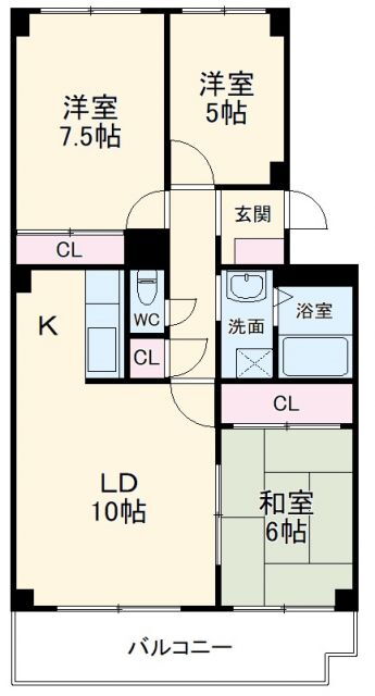 千葉県我孫子市白山３ 我孫子駅 3LDK マンション 賃貸物件詳細