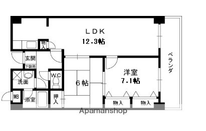兵庫県西宮市甲子園七番町 甲子園駅 2LDK マンション 賃貸物件詳細