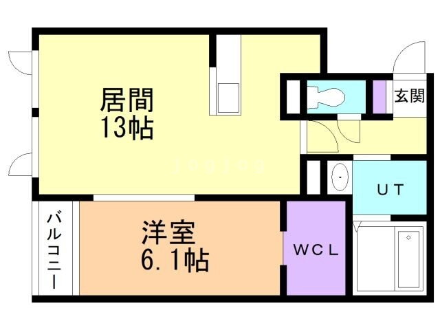 北海道旭川市一条通１２ 1LDK アパート 賃貸物件詳細