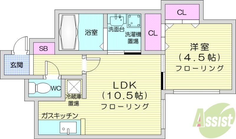 北海道札幌市東区北十一条東４ 北１３条東駅 1LDK マンション 賃貸物件詳細