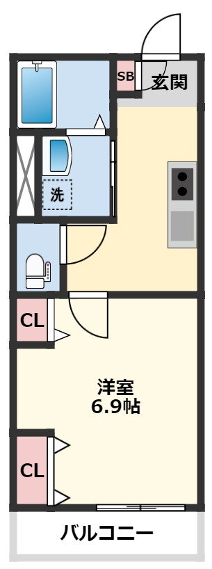 千葉県船橋市本郷町 西船橋駅 1K アパート 賃貸物件詳細