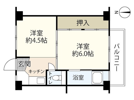 広島県広島市安佐南区相田１ 毘沙門台駅 2K マンション 賃貸物件詳細