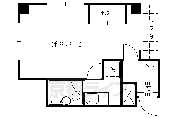 京都府京都市北区紫野上石龍町 北大路駅 1K マンション 賃貸物件詳細