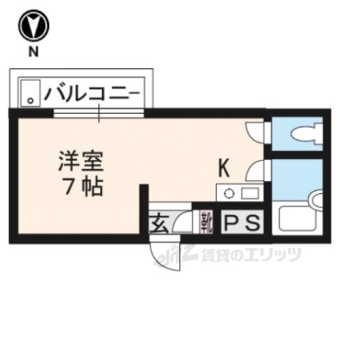 フレグランス喜多仁志 3階 ワンルーム 賃貸物件詳細