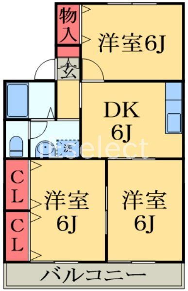 千葉県千葉市緑区おゆみ野中央５ 鎌取駅 3DK アパート 賃貸物件詳細