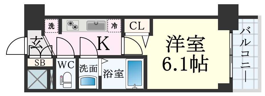 兵庫県神戸市長田区二番町１ 高速長田駅 1K マンション 賃貸物件詳細