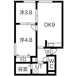 北海道札幌市豊平区西岡五条２ 福住駅 1LDK アパート 賃貸物件詳細