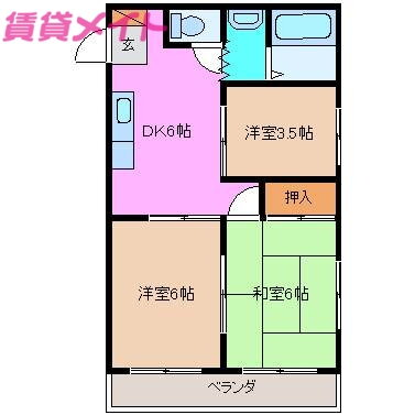 三重県津市一志町高野 川合高岡駅 3DK マンション 賃貸物件詳細