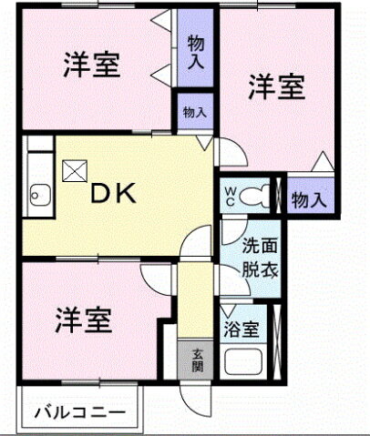 広島県廿日市市下の浜 大野浦駅 3DK アパート 賃貸物件詳細