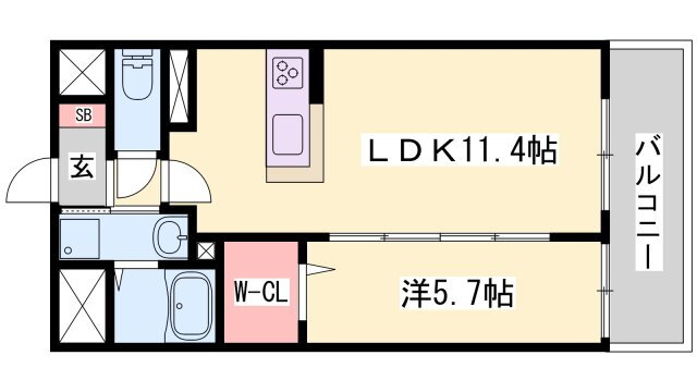 兵庫県加古川市加古川町平野 加古川駅 1LDK マンション 賃貸物件詳細
