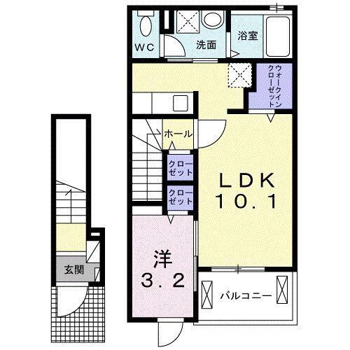 兵庫県姫路市北今宿２ 播磨高岡駅 1LDK アパート 賃貸物件詳細