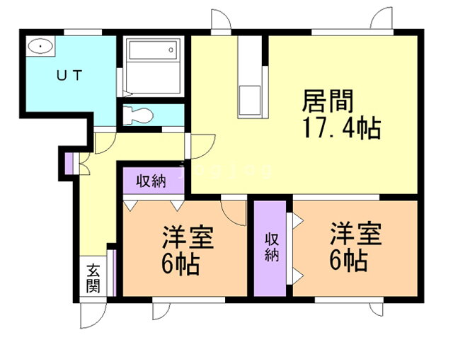富士見１丁目テラスハウス 1階 2LDK 賃貸物件詳細