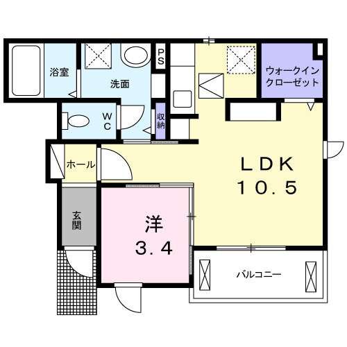 神奈川県厚木市下荻野 本厚木駅 1LDK アパート 賃貸物件詳細