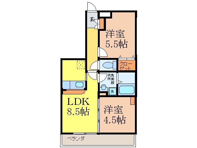 大阪府茨木市橋の内３ 総持寺駅 2LDK アパート 賃貸物件詳細