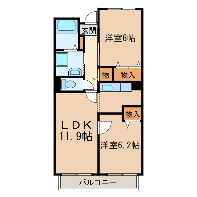 愛知県春日井市堀ノ内町３ 神領駅 2LDK マンション 賃貸物件詳細