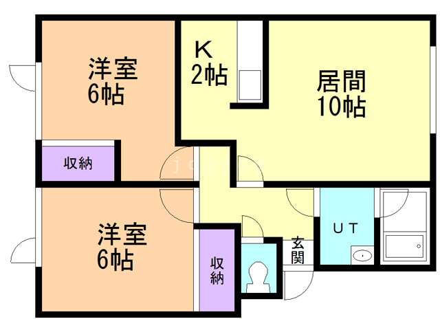 北海道札幌市西区発寒八条１３ 宮の沢駅 2LDK アパート 賃貸物件詳細