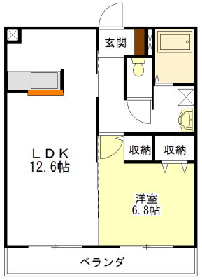 幸マンションＩＩ 1階 1LDK 賃貸物件詳細