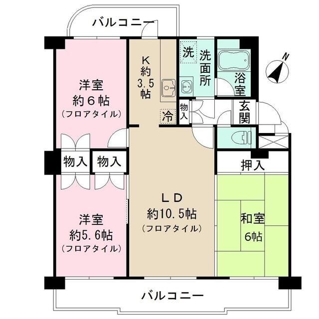 東京都世田谷区砧４ 祖師ヶ谷大蔵駅 3LDK マンション 賃貸物件詳細