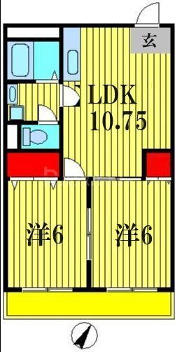 千葉県松戸市北松戸２ 北松戸駅 2LDK マンション 賃貸物件詳細