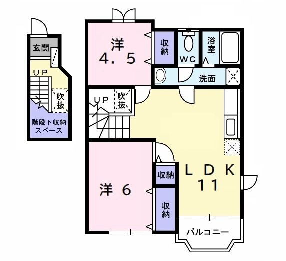 千葉県木更津市高砂３ 巌根駅 2LDK アパート 賃貸物件詳細