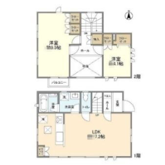 小川西町５丁目貸家 2LDK 賃貸物件詳細