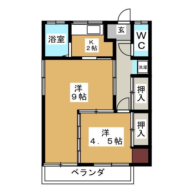 長野県長野市三輪９ 本郷駅 2K アパート 賃貸物件詳細