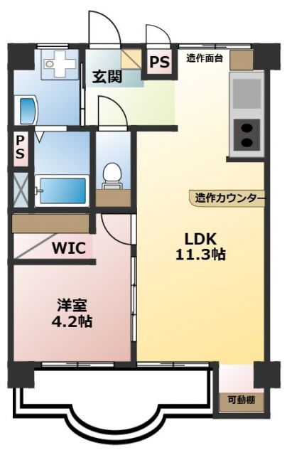愛知県名古屋市西区中沼町 上小田井駅 1LDK マンション 賃貸物件詳細