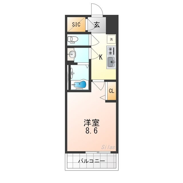 大阪府大阪市東住吉区杭全６ 東部市場前駅 1K マンション 賃貸物件詳細