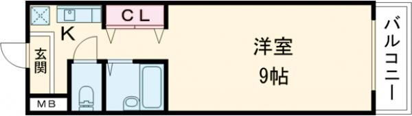 奈良県奈良市あやめ池南２ 菖蒲池駅 1K マンション 賃貸物件詳細