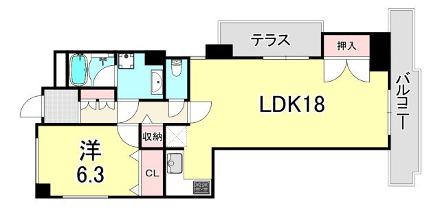 兵庫県芦屋市打出町 打出駅 1LDK マンション 賃貸物件詳細